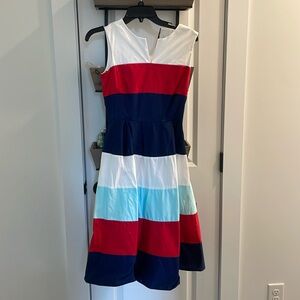 Red white and blue kate spade dress